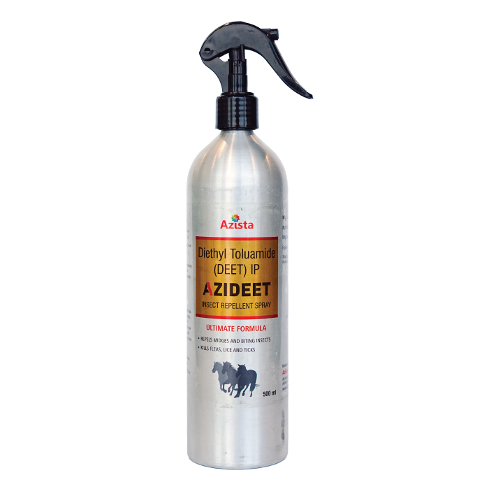 Azideet 500ml insect repellent spray by Azista Vet for dogs and animals				
