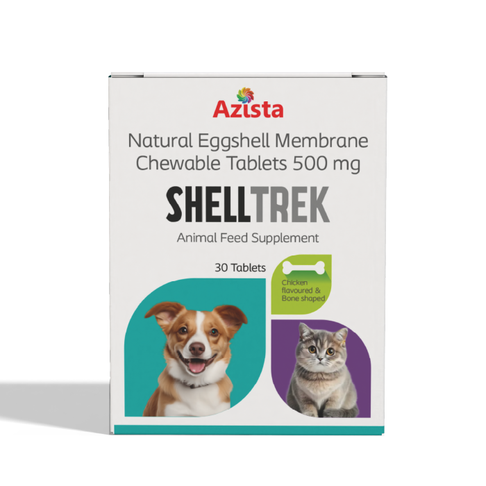 ShellTrek by Azista Vet – best joint supplement for dogs and cats with natural joint support ingredients				
