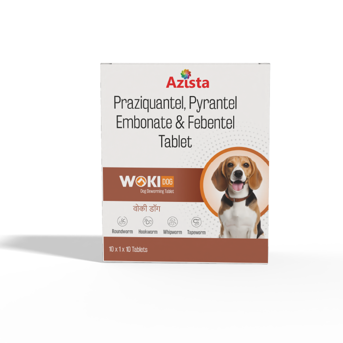Woki Dog – Best deworming tablets for dogs by Azista Vet				
